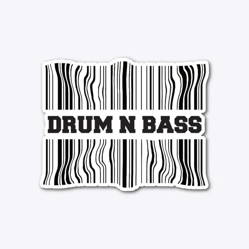 Drum N Bass Music Barcode